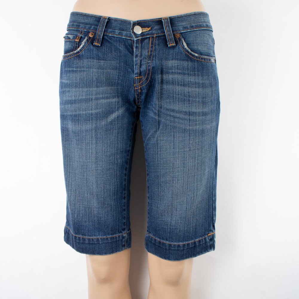 Lucky Brand The Bermuda Shorts 4 (28) Women's Jean Shorts Medium Wash